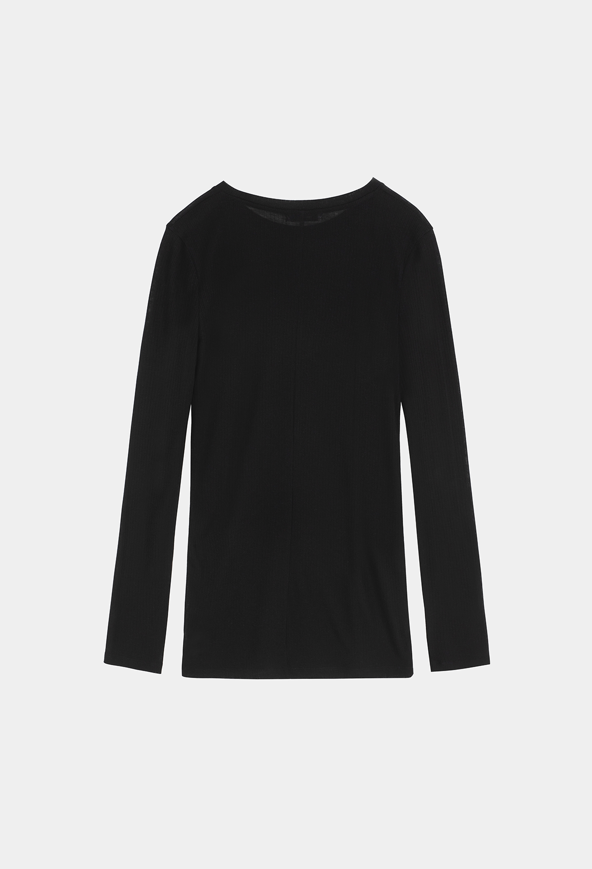 RIBBED CREASE JERSEY TOP