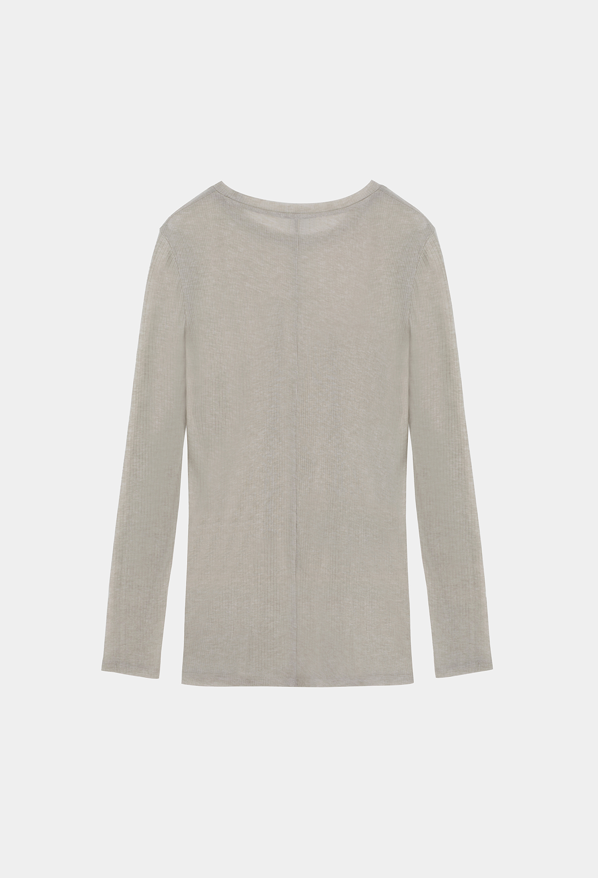 RIBBED CREASE JERSEY TOP