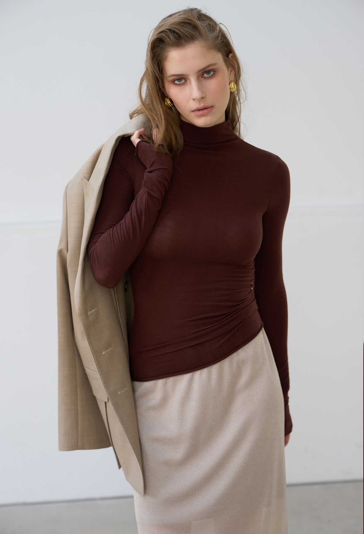 WOOL JERSEY LONG SLEEVE