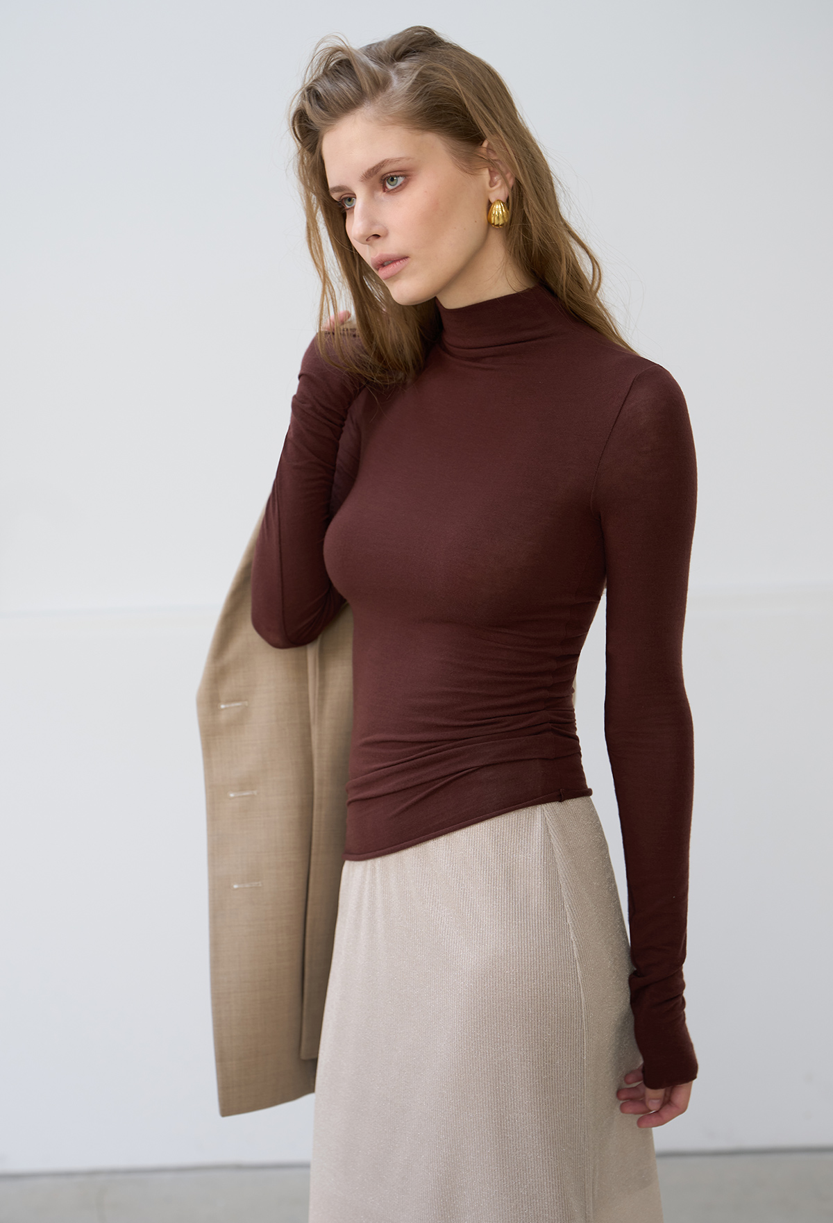 WOOL JERSEY LONG SLEEVE