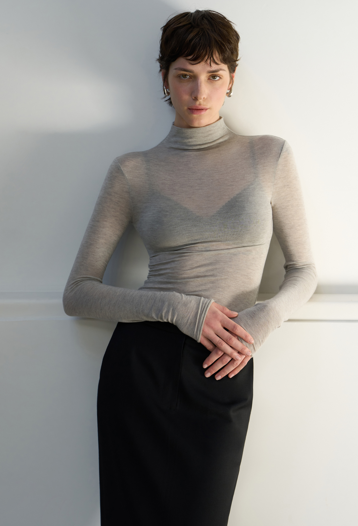 WOOL JERSEY LONG SLEEVE