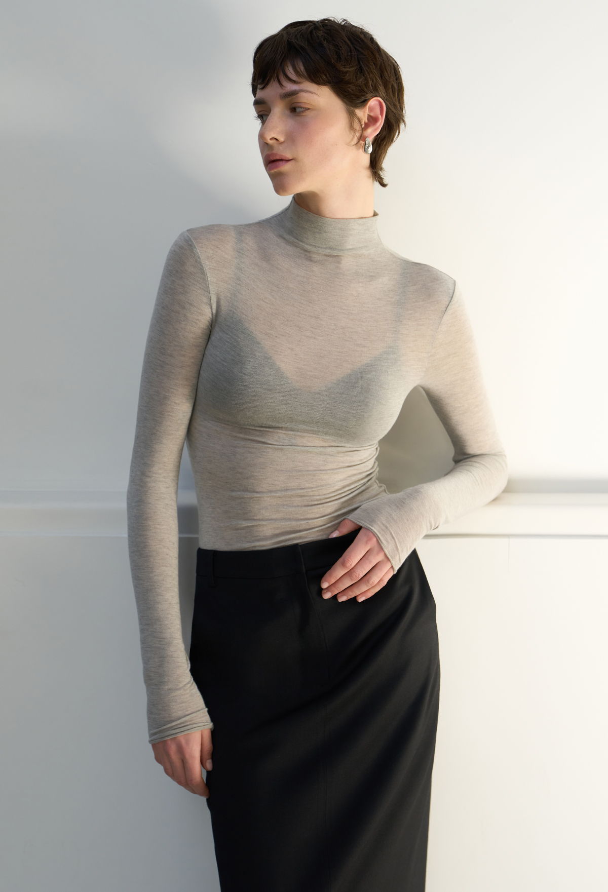 WOOL JERSEY LONG SLEEVE