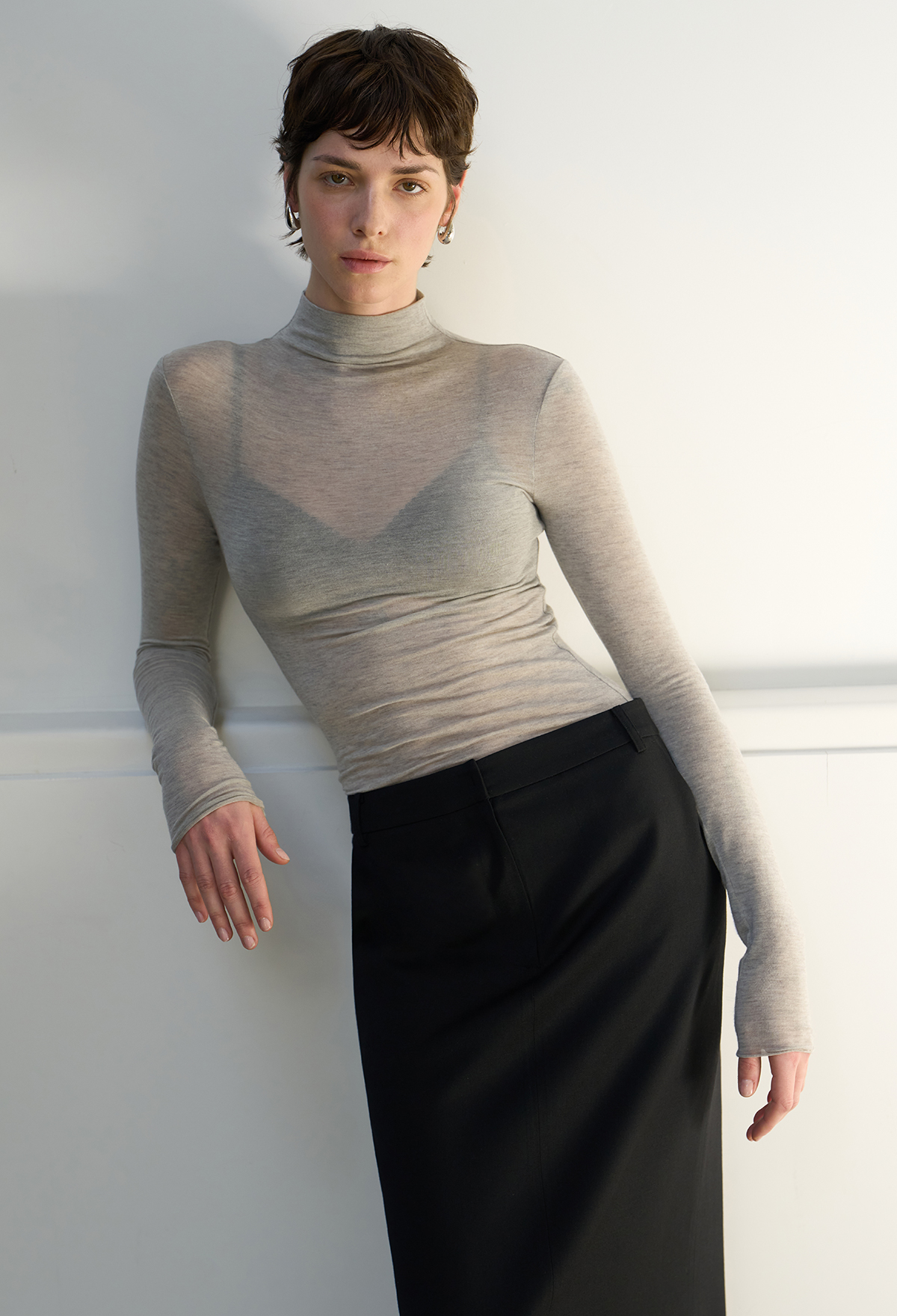 WOOL JERSEY LONG SLEEVE