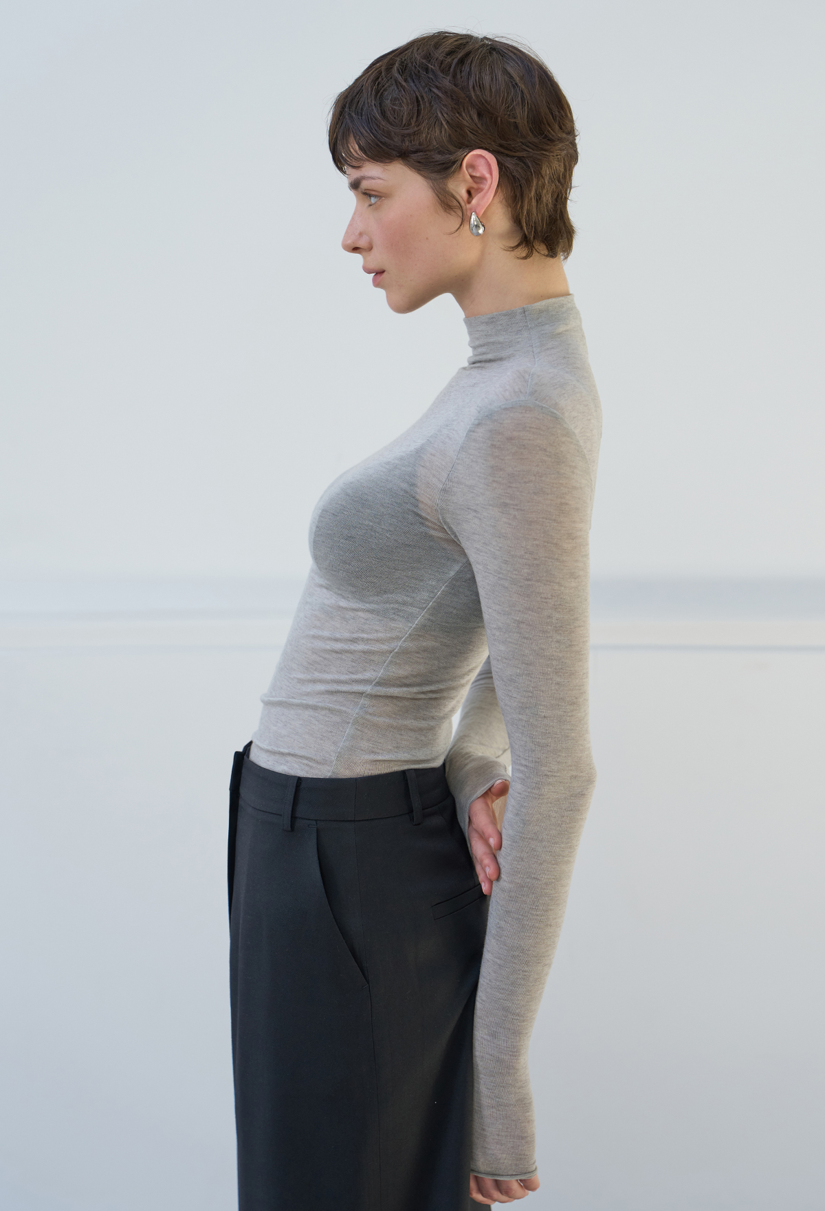 WOOL JERSEY LONG SLEEVE