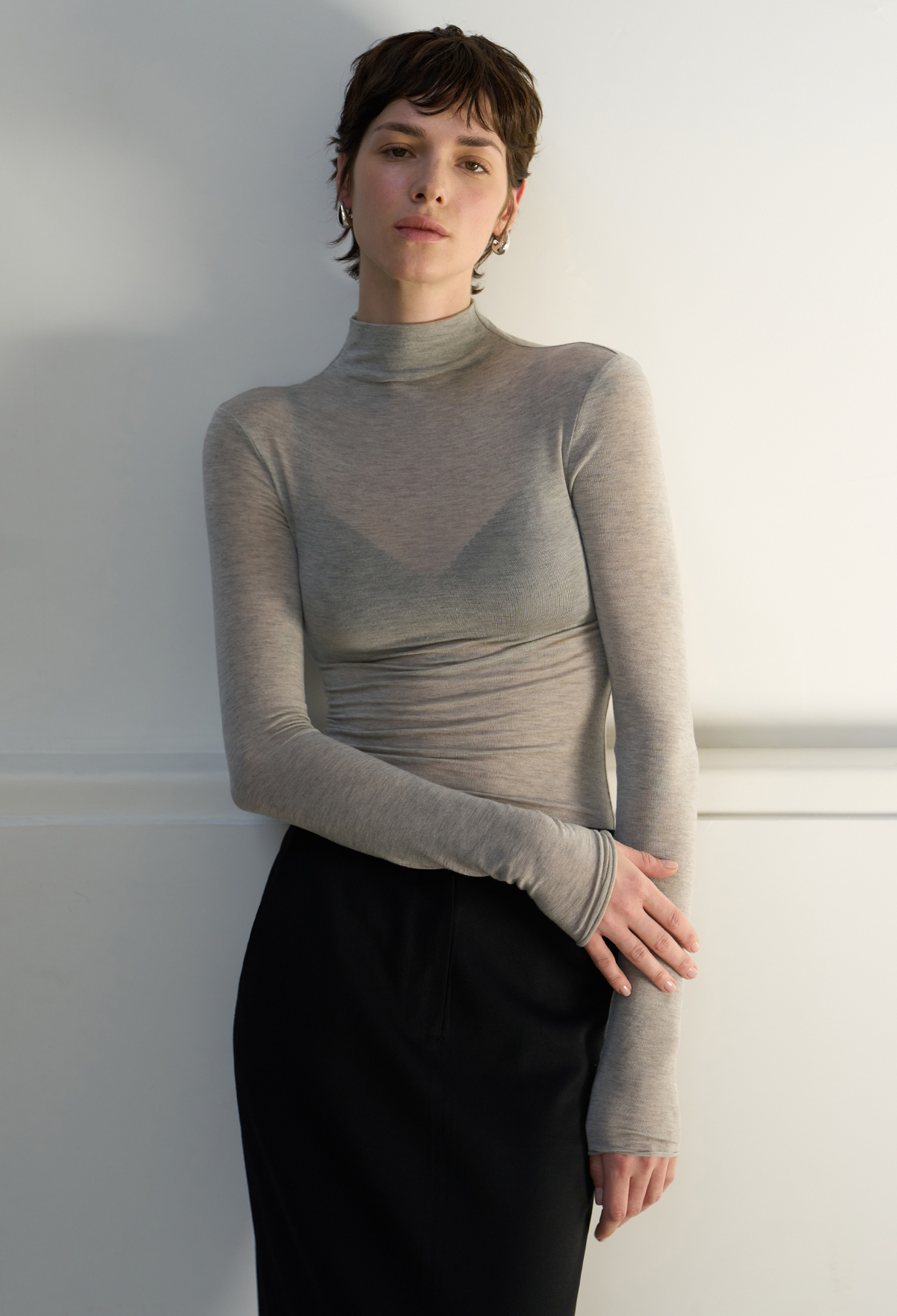 WOOL JERSEY LONG SLEEVE