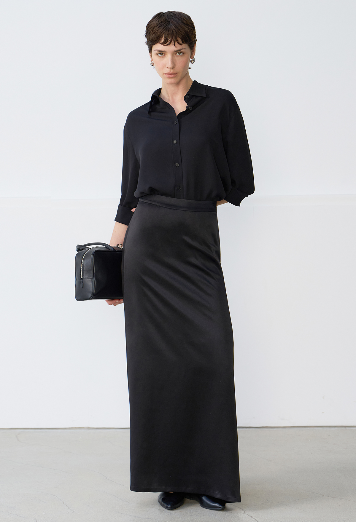 [Worn by Dahee Lee] SILK SHIRT