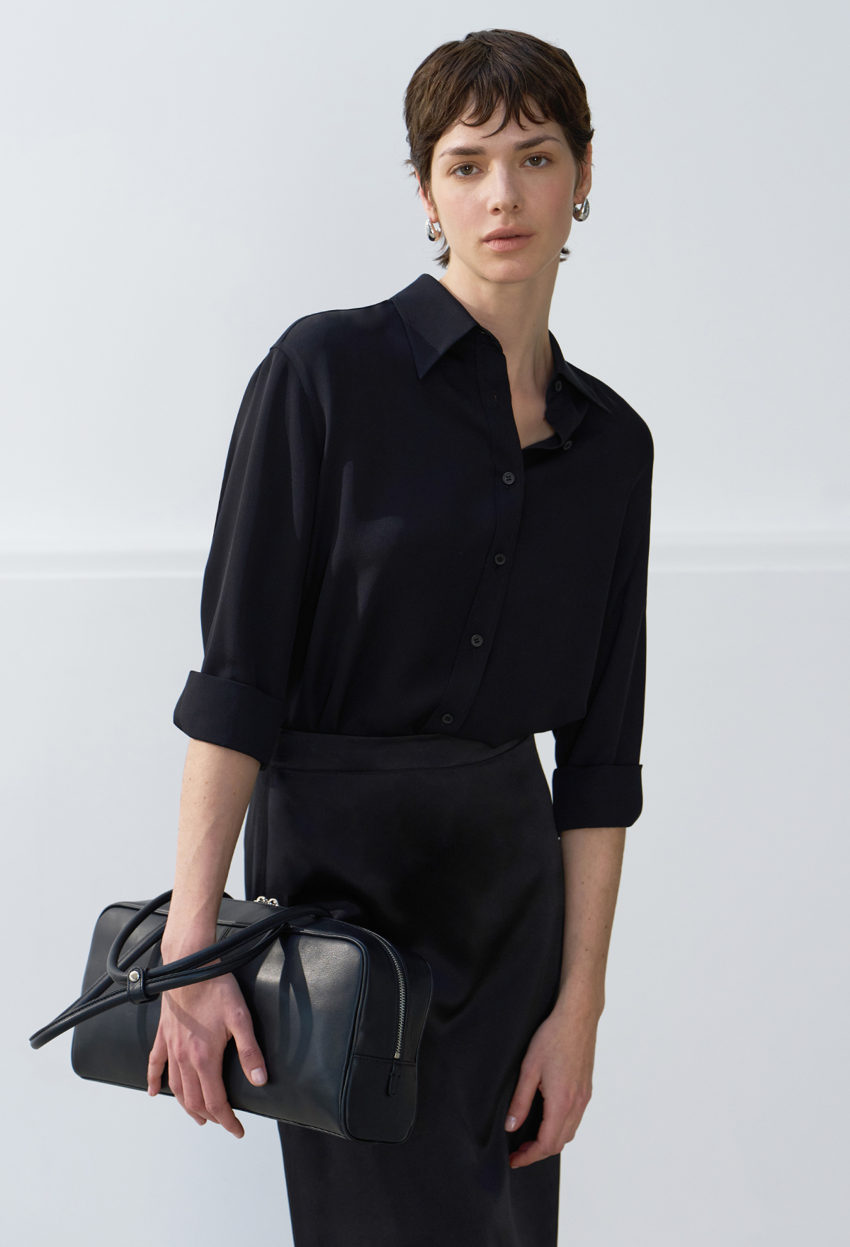 [Worn by Dahee Lee] SILK SHIRT