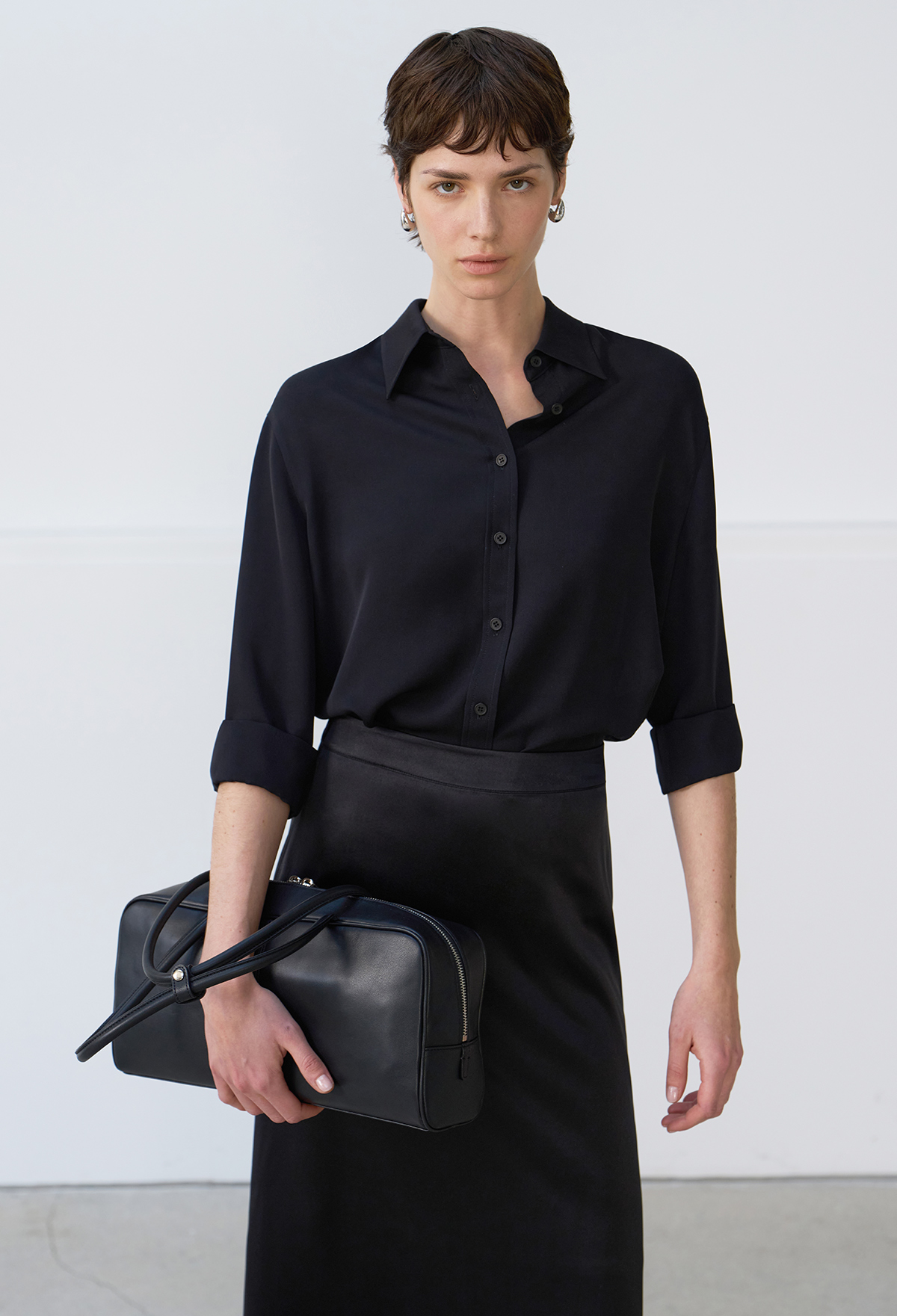 [Worn by Dahee Lee] SILK SHIRT