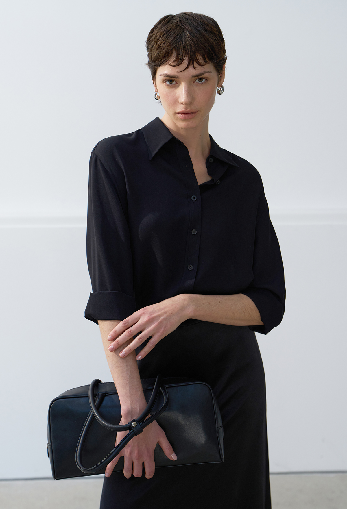 [Worn by Dahee Lee] SILK SHIRT