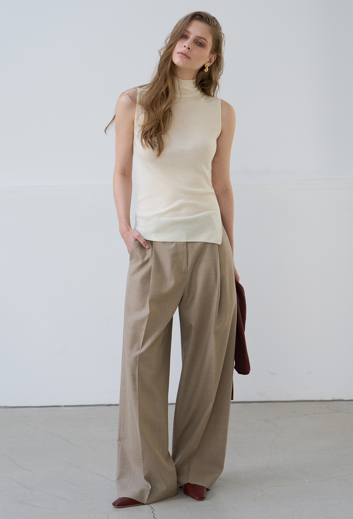 VIRGIN WOOL TROUSER
