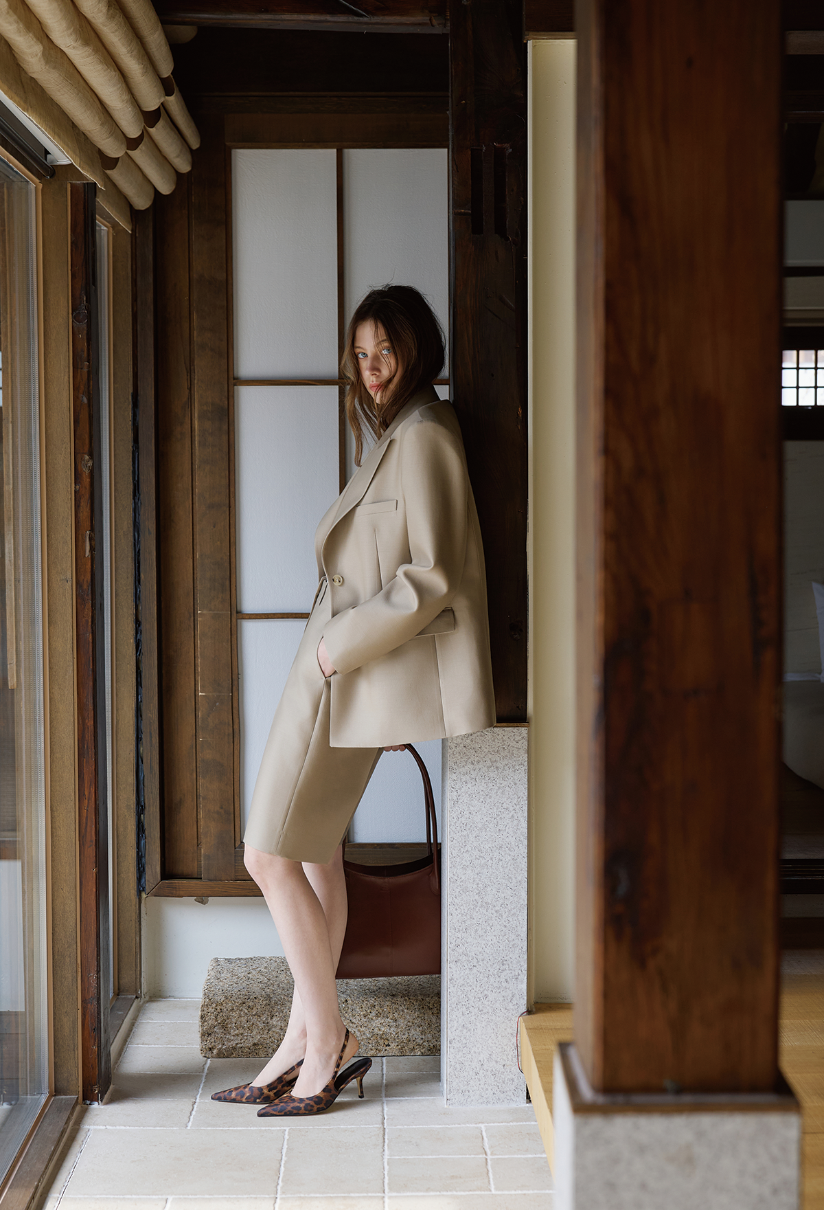 WOOL SILK TAILORED JACKET [LIMITED]