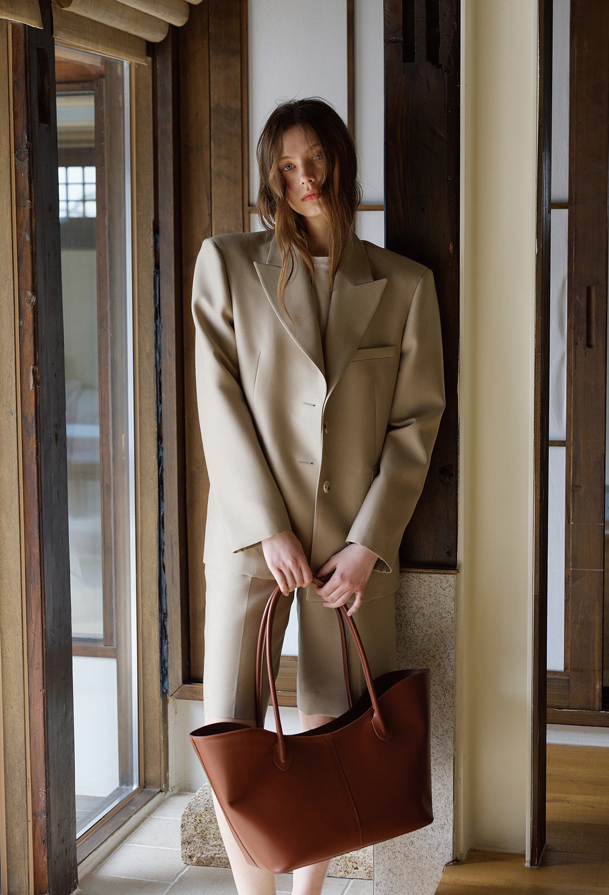 WOOL SILK TAILORED JACKET [LIMITED]