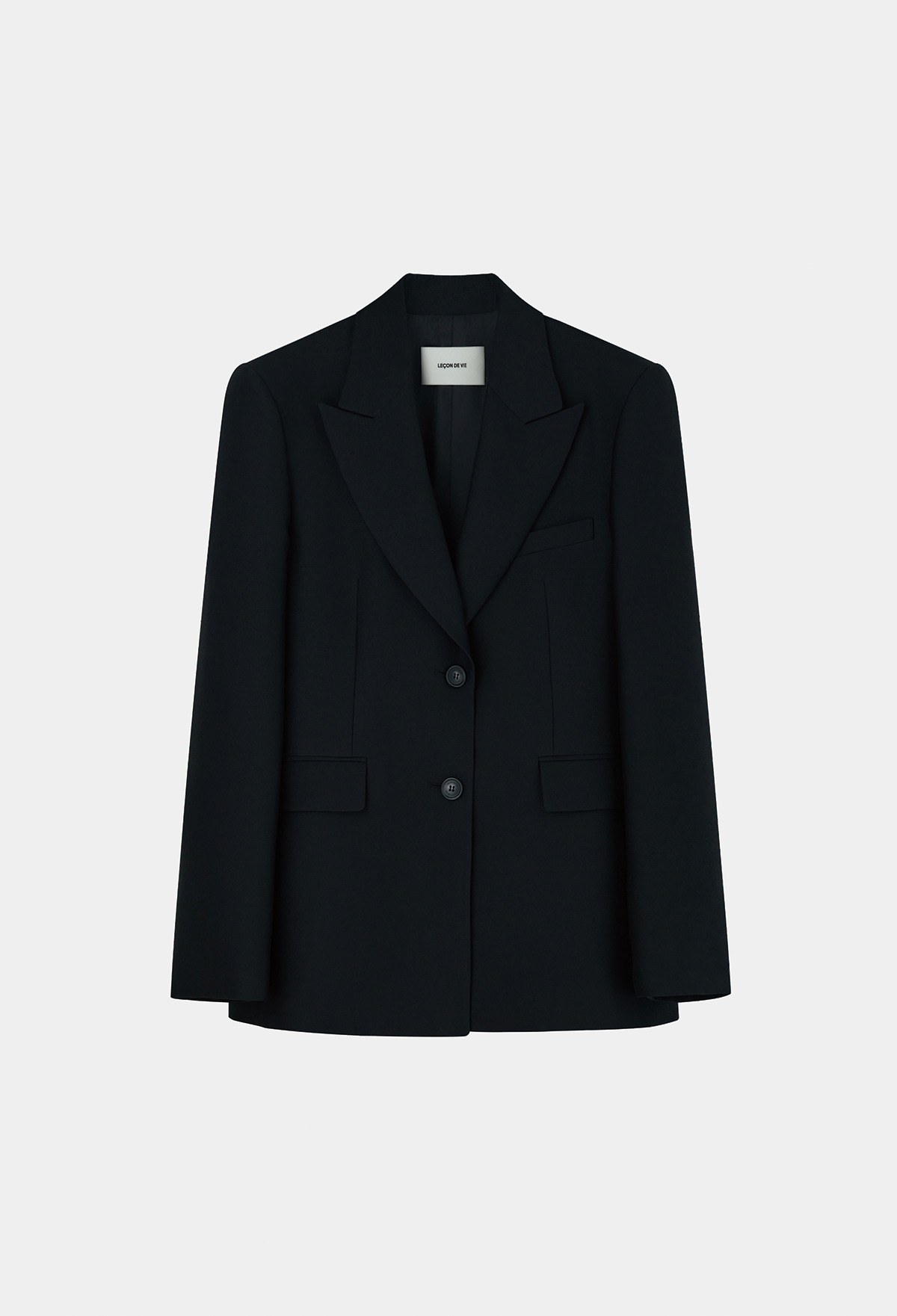 WOOL SILK TAILORED JACKET