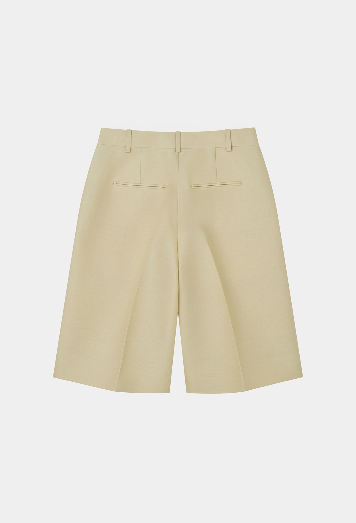 WOOL SILK BERMUDA PANTS [LIMITED]