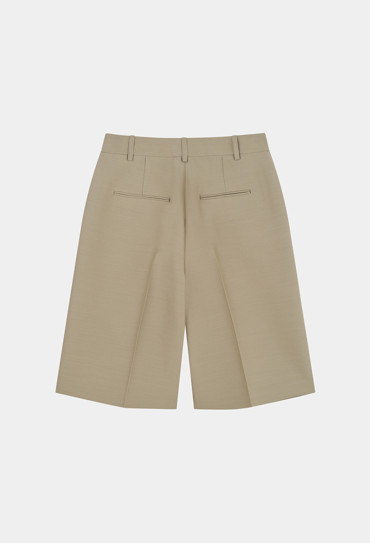 WOOL SILK BERMUDA PANTS [LIMITED]