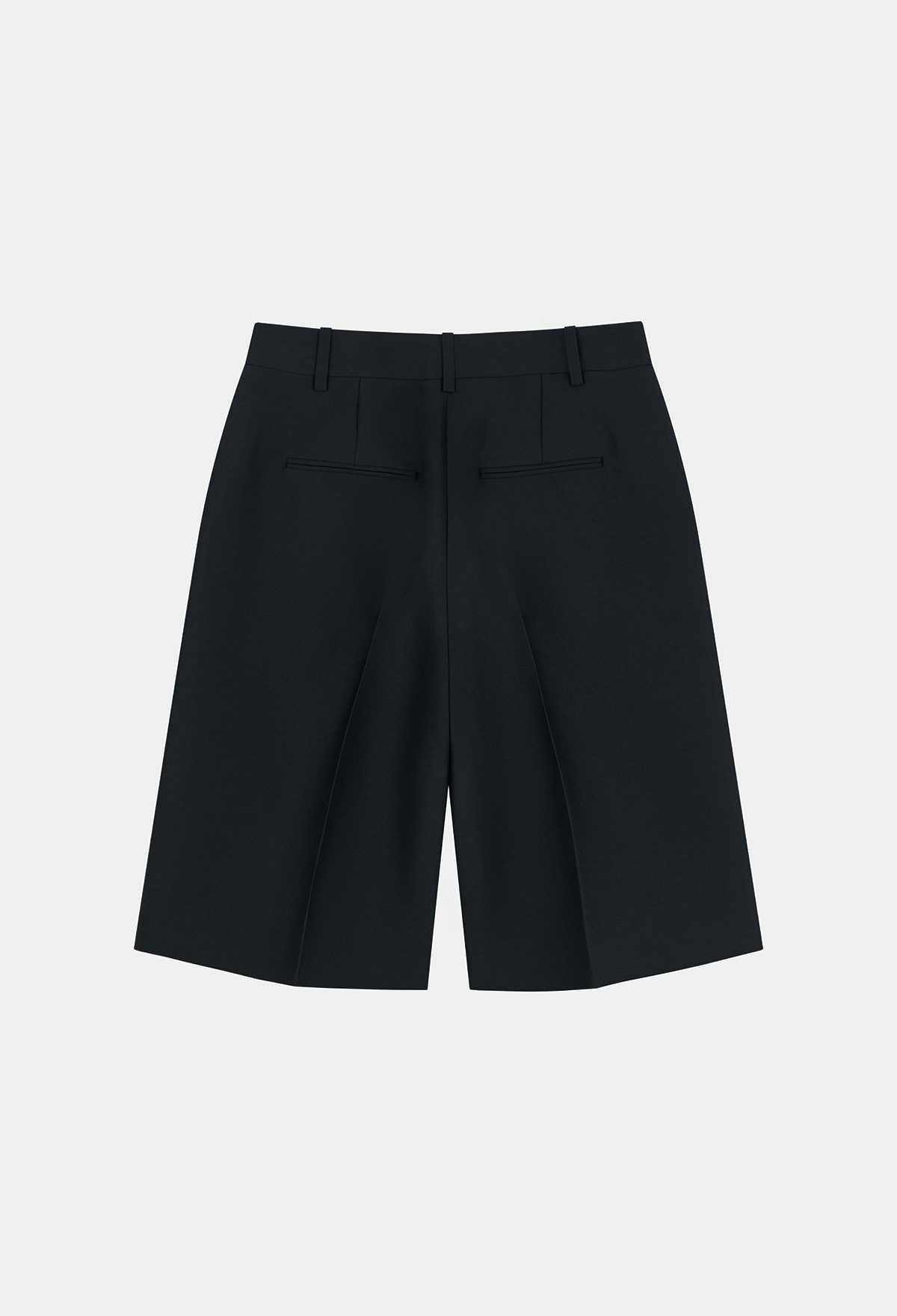 WOOL SILK BERMUDA PANTS [LIMITED]