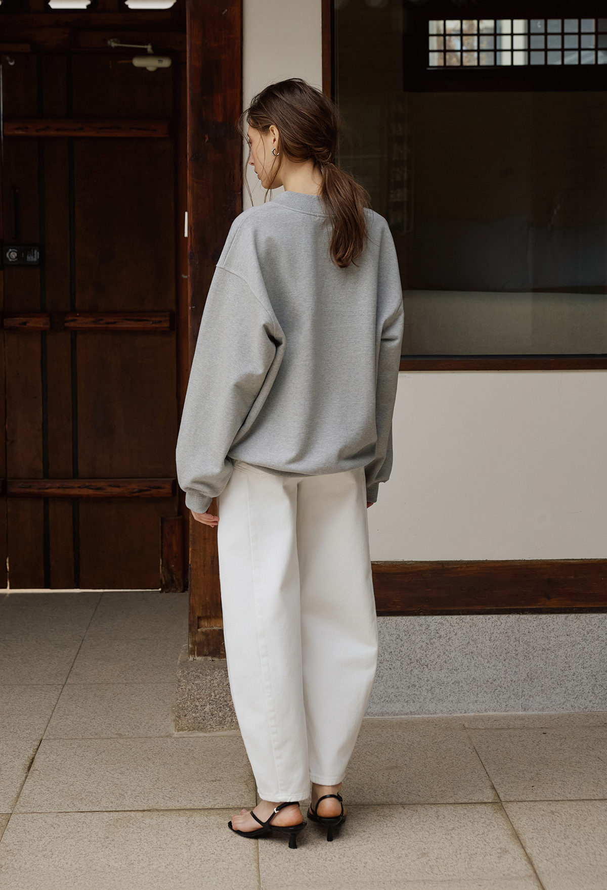 [2nd] CURVED VOLUME DENIM PANTS