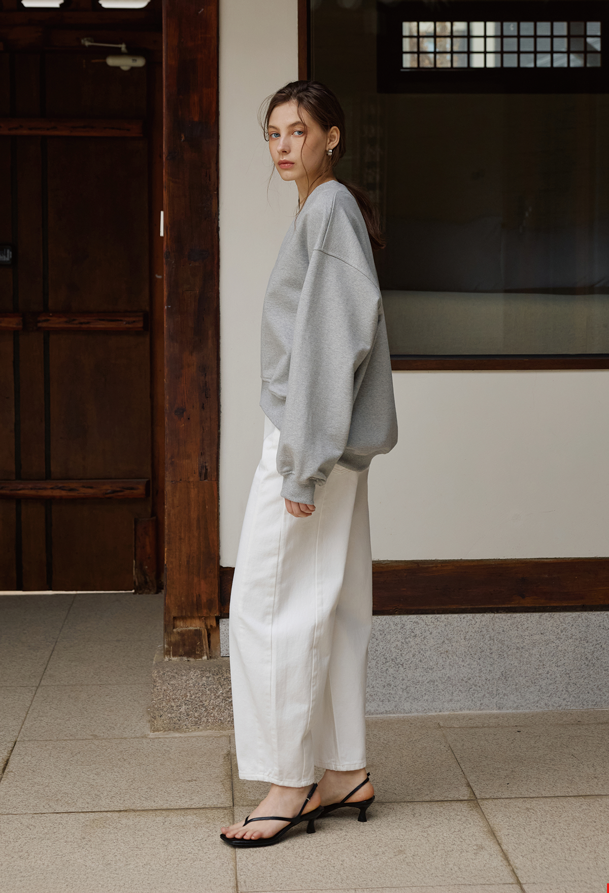 [2nd] CURVED VOLUME DENIM PANTS