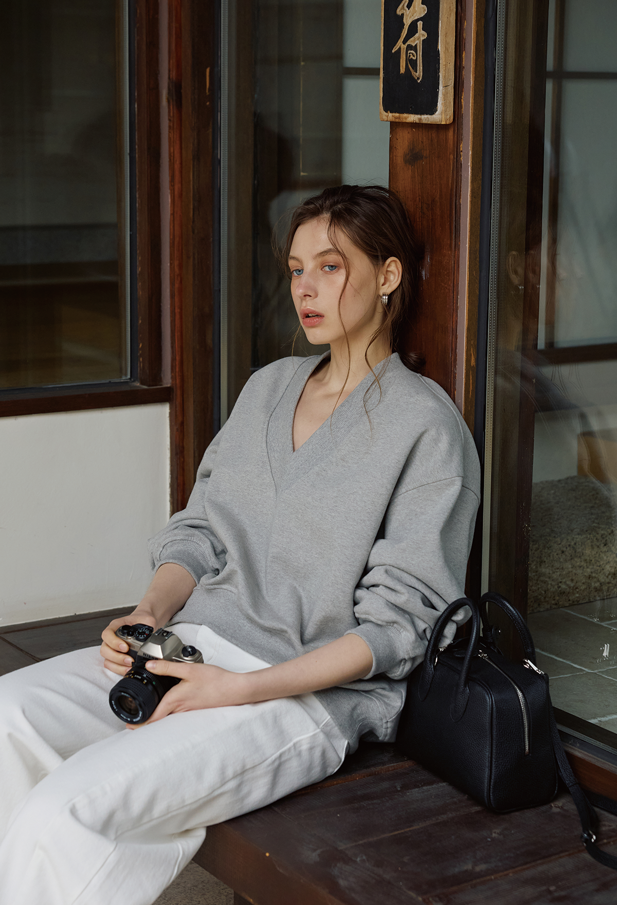 [2nd] CURVED VOLUME DENIM PANTS