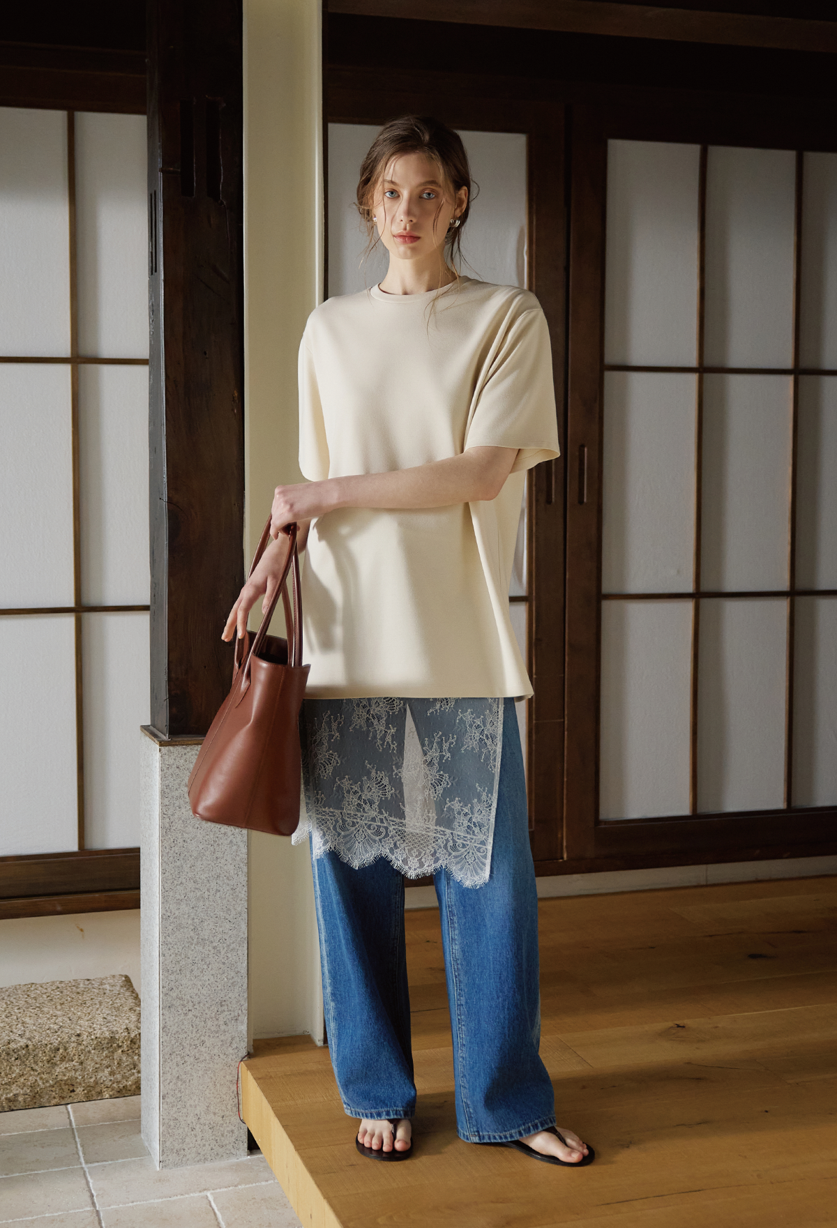 LACE WRAP SKIRT [LIMITED]