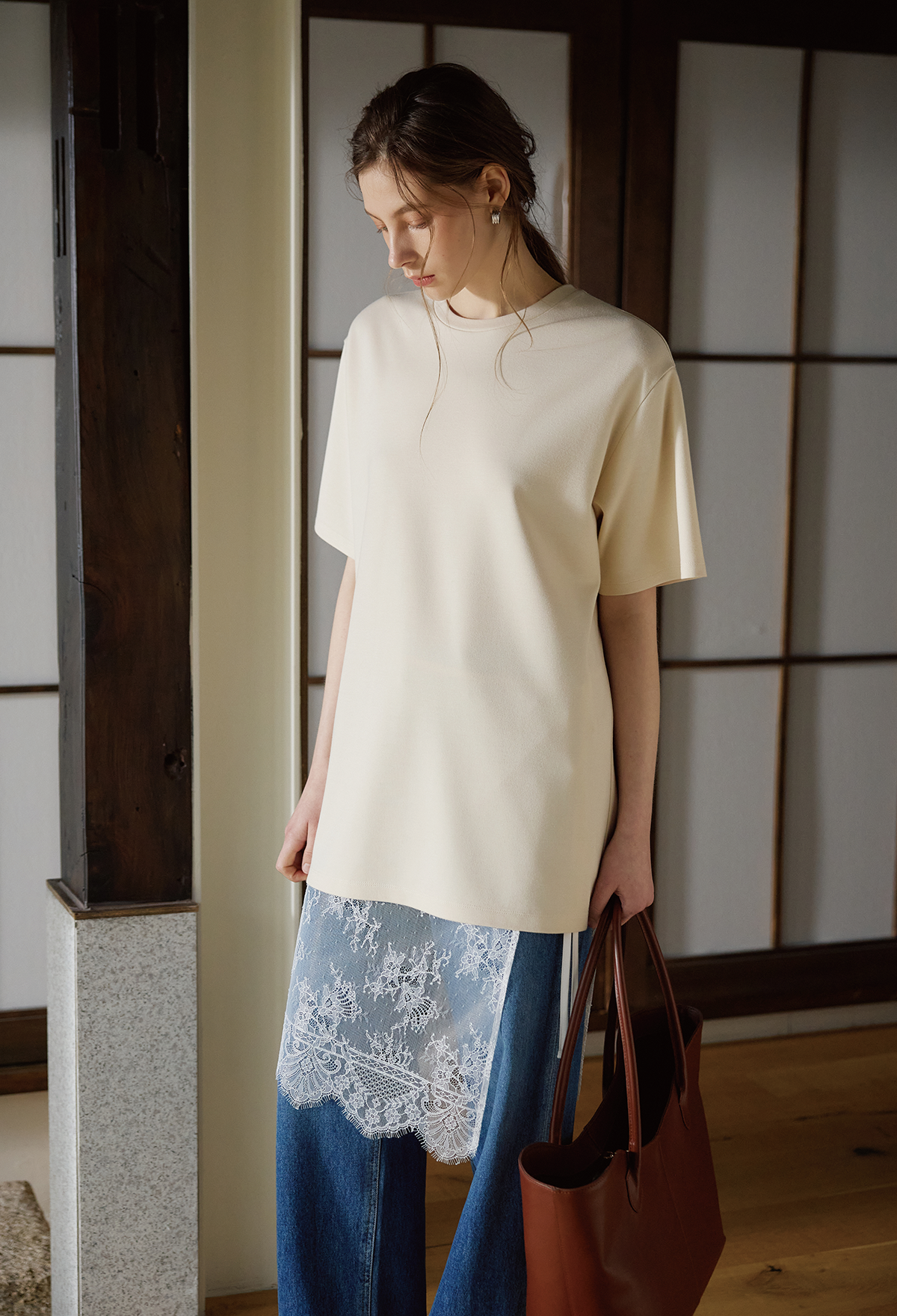 LACE WRAP SKIRT [LIMITED]