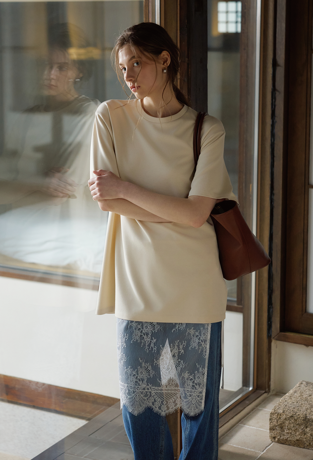 LACE WRAP SKIRT [LIMITED]