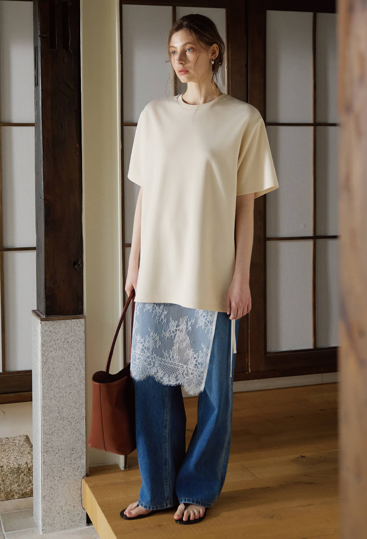 LACE WRAP SKIRT [LIMITED]