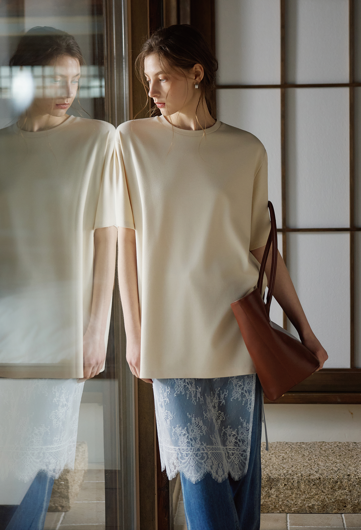 LACE WRAP SKIRT [LIMITED]