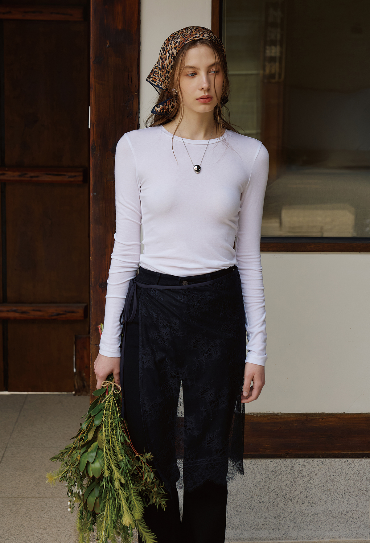 LACE WRAP SKIRT [LIMITED]