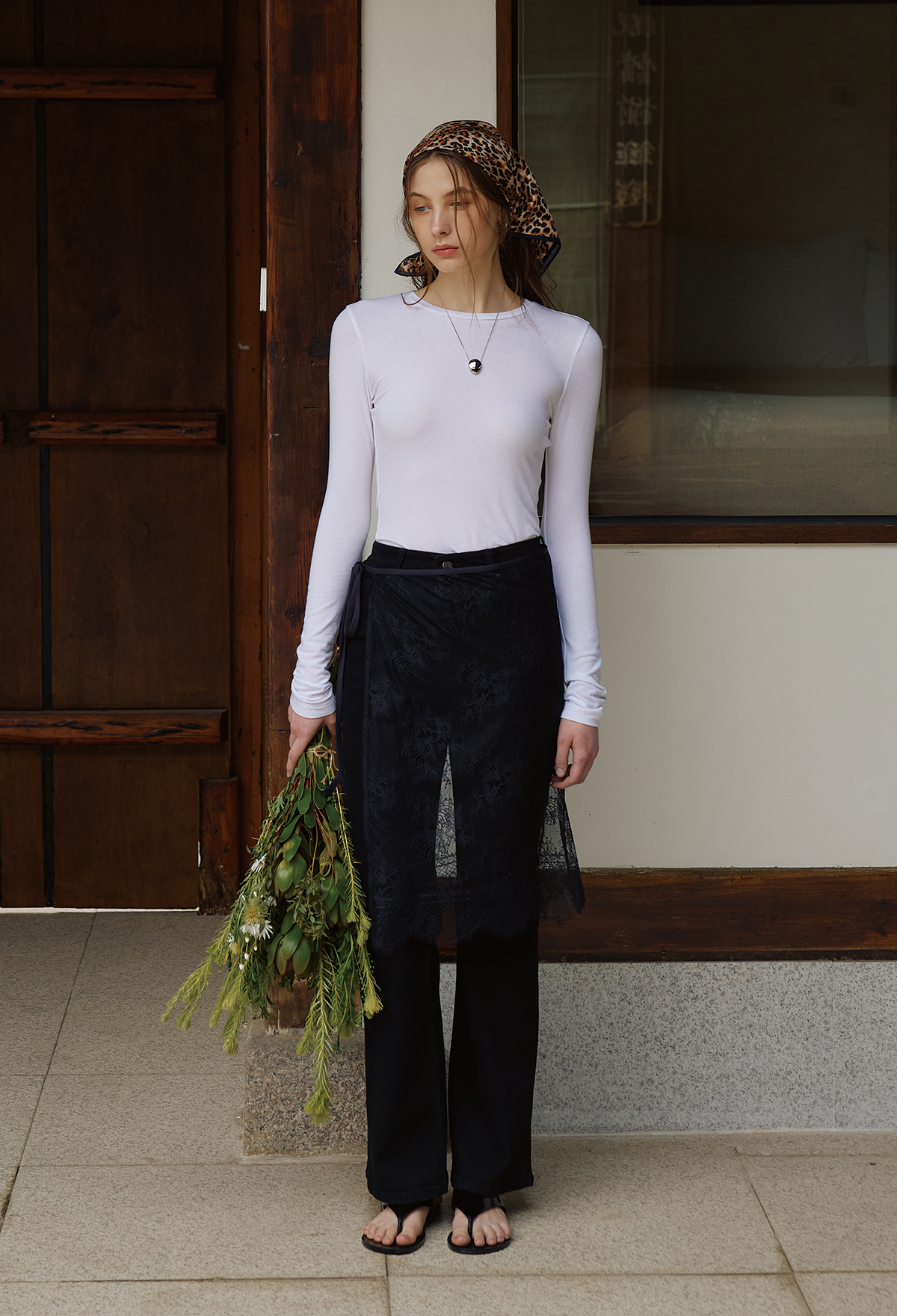 LACE WRAP SKIRT [LIMITED]