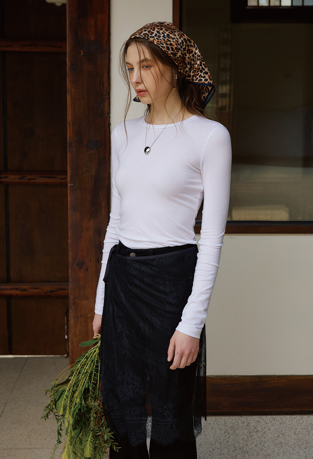 LACE WRAP SKIRT [LIMITED]