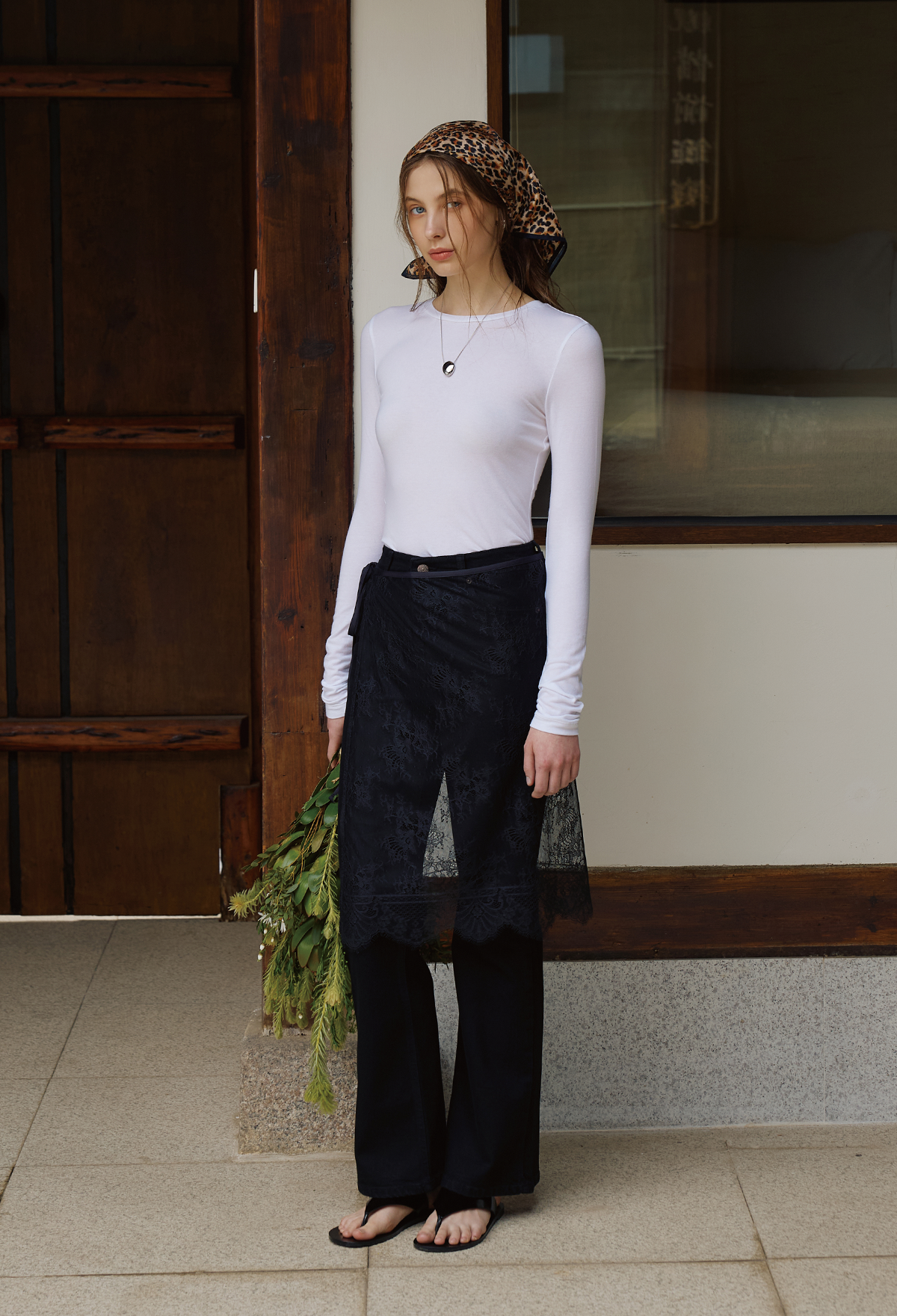 Slim Flare Stretch Jeans