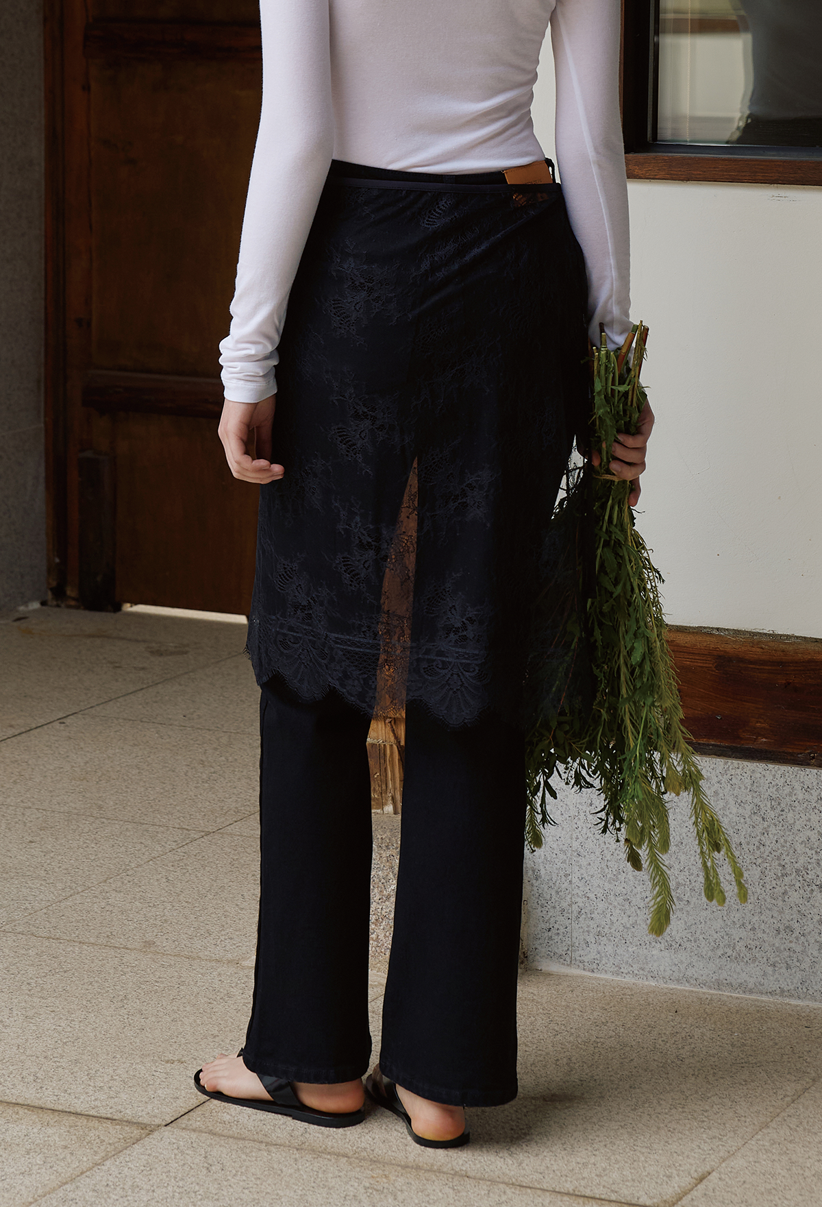 Slim Flare Stretch Jeans