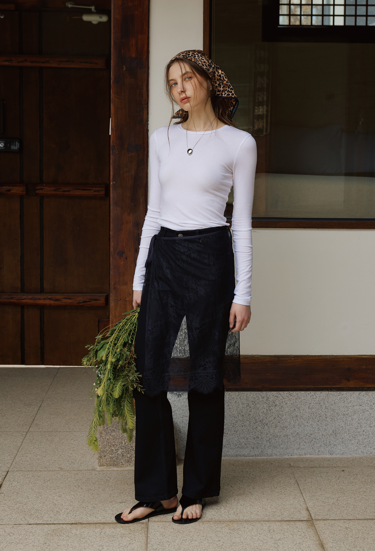 Slim Flare Stretch Jeans