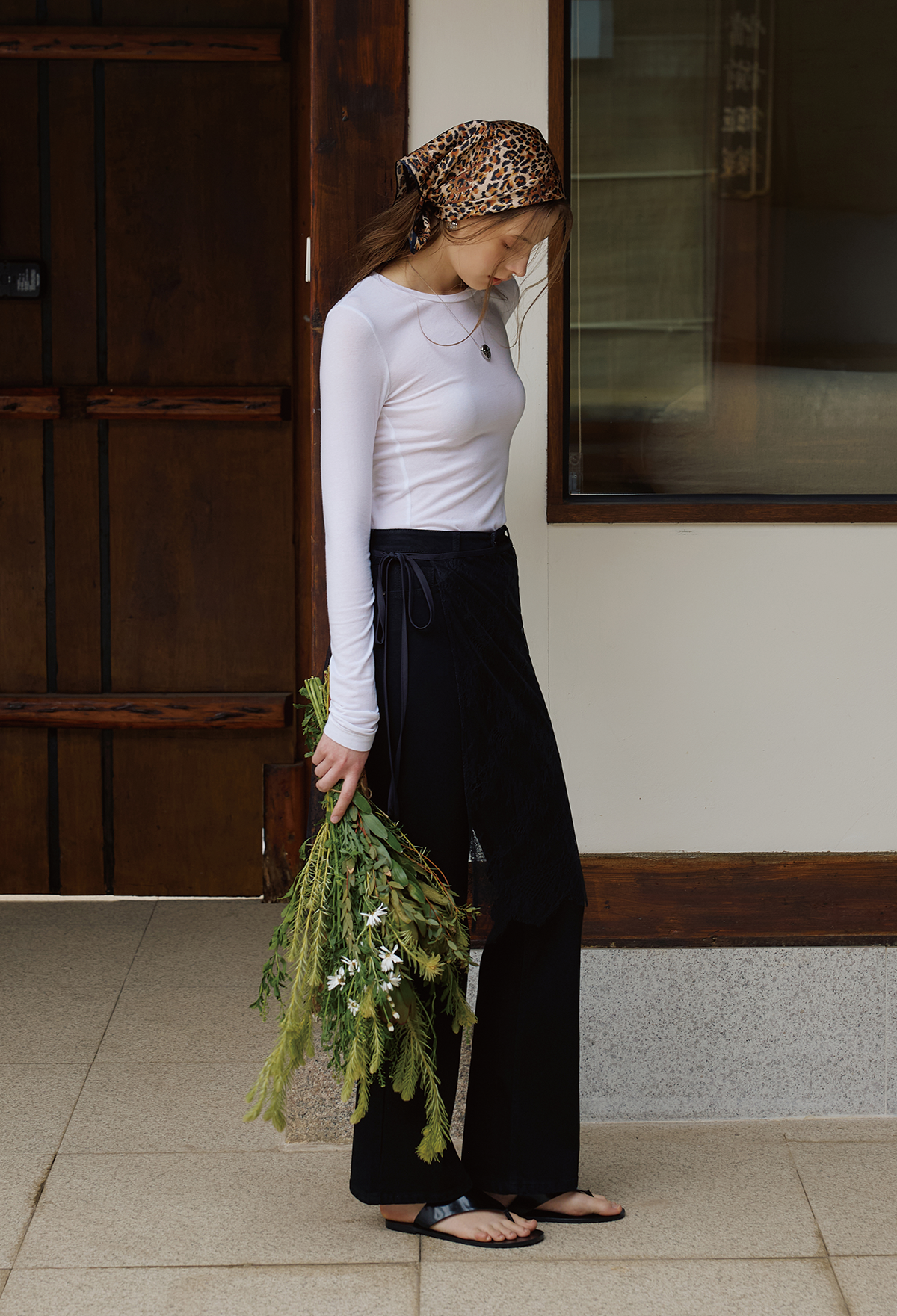 Slim Flare Stretch Jeans