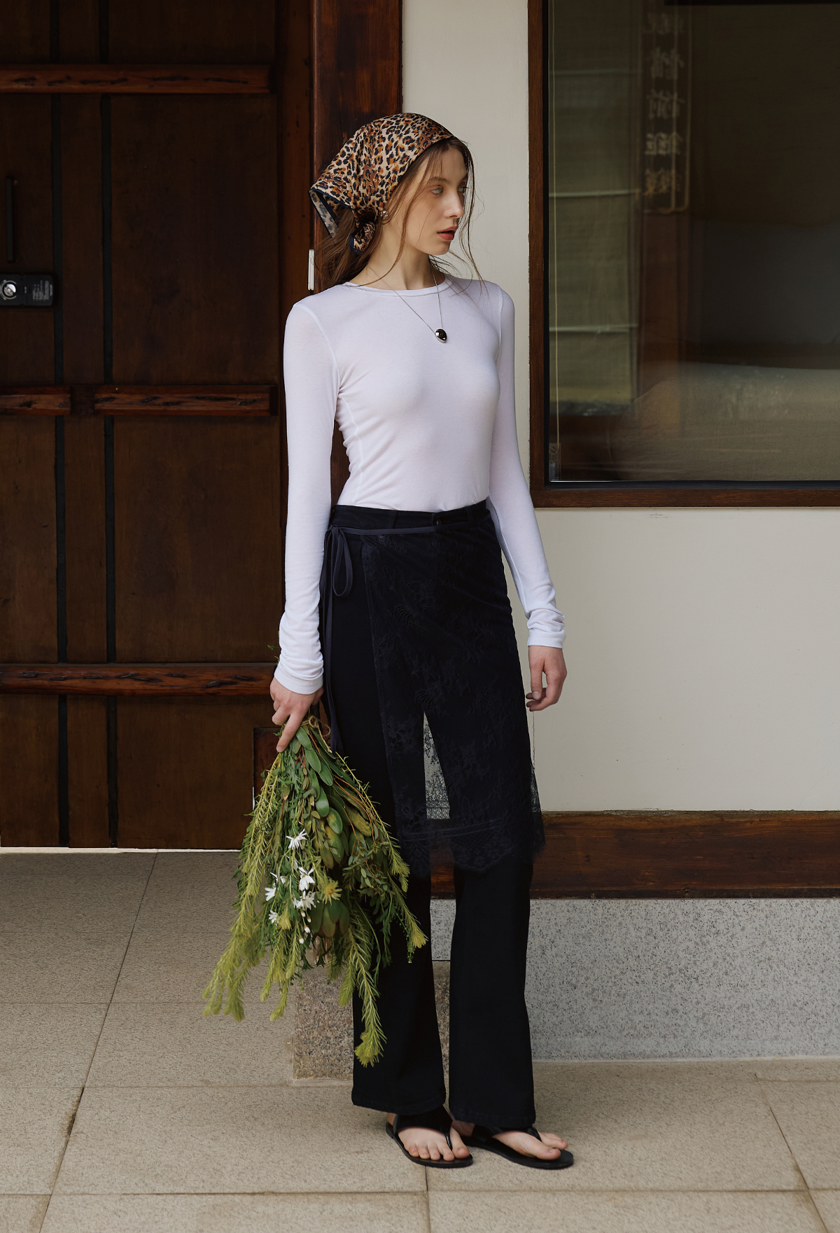 Slim Flare Stretch Jeans