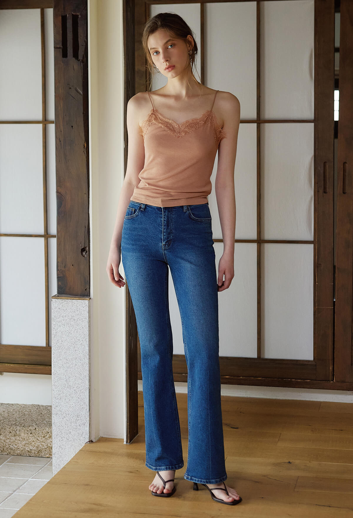 Slim Flare Stretch Jeans