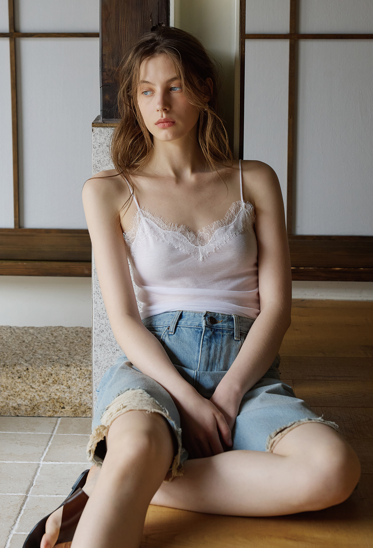 LACE-TRIMMED CAMISOLE [LIMITED]