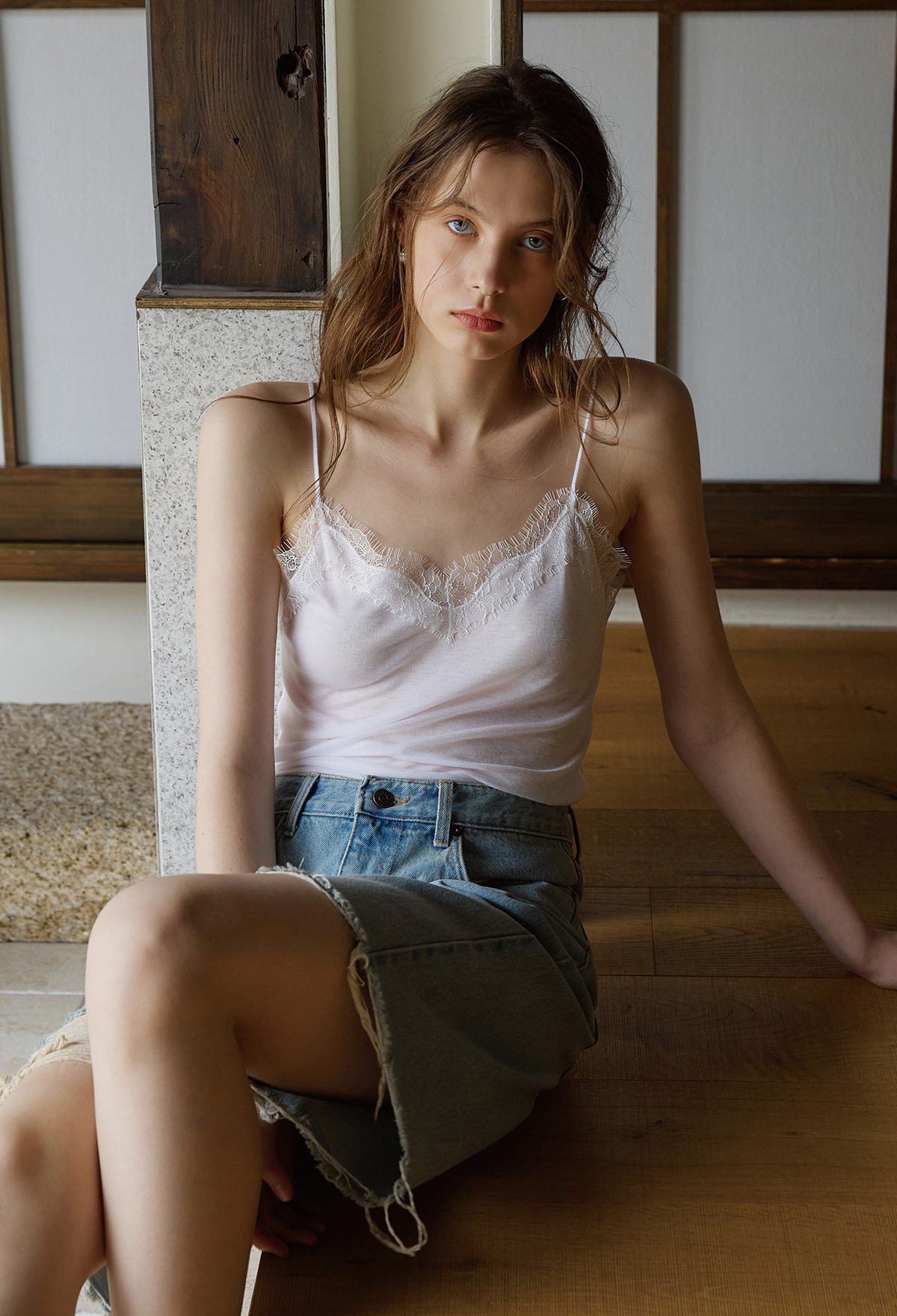 LACE-TRIMMED CAMISOLE [LIMITED]