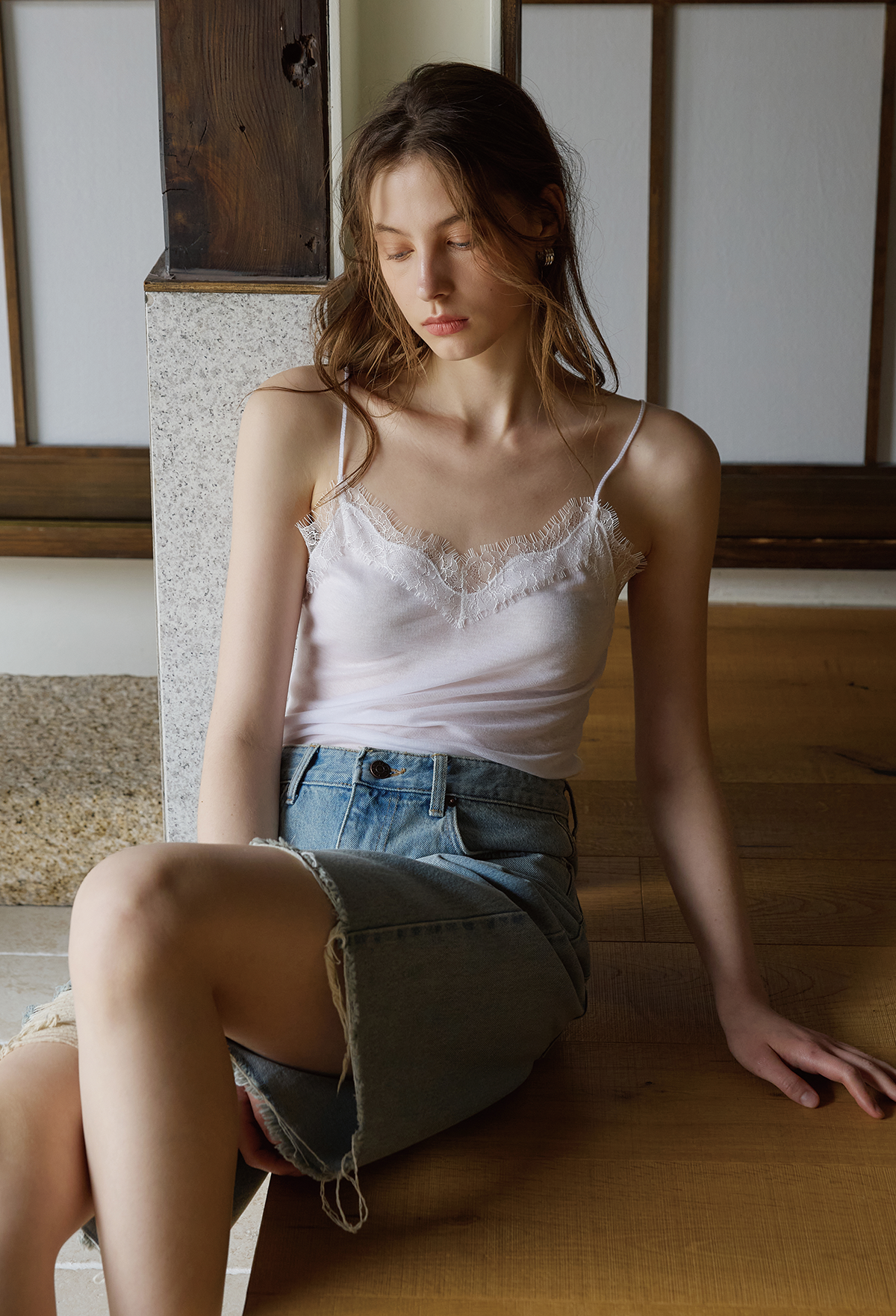 LACE-TRIMMED CAMISOLE [LIMITED]