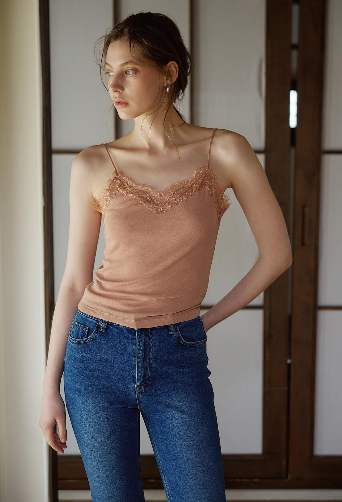 LACE-TRIMMED CAMISOLE [LIMITED]