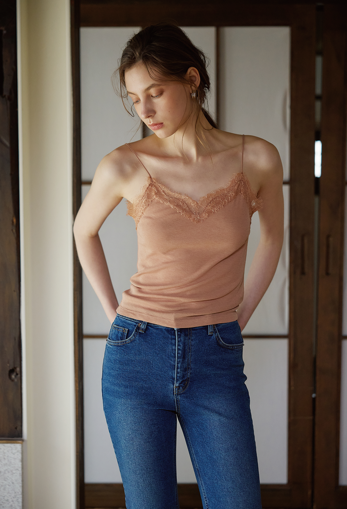 LACE-TRIMMED CAMISOLE [LIMITED]