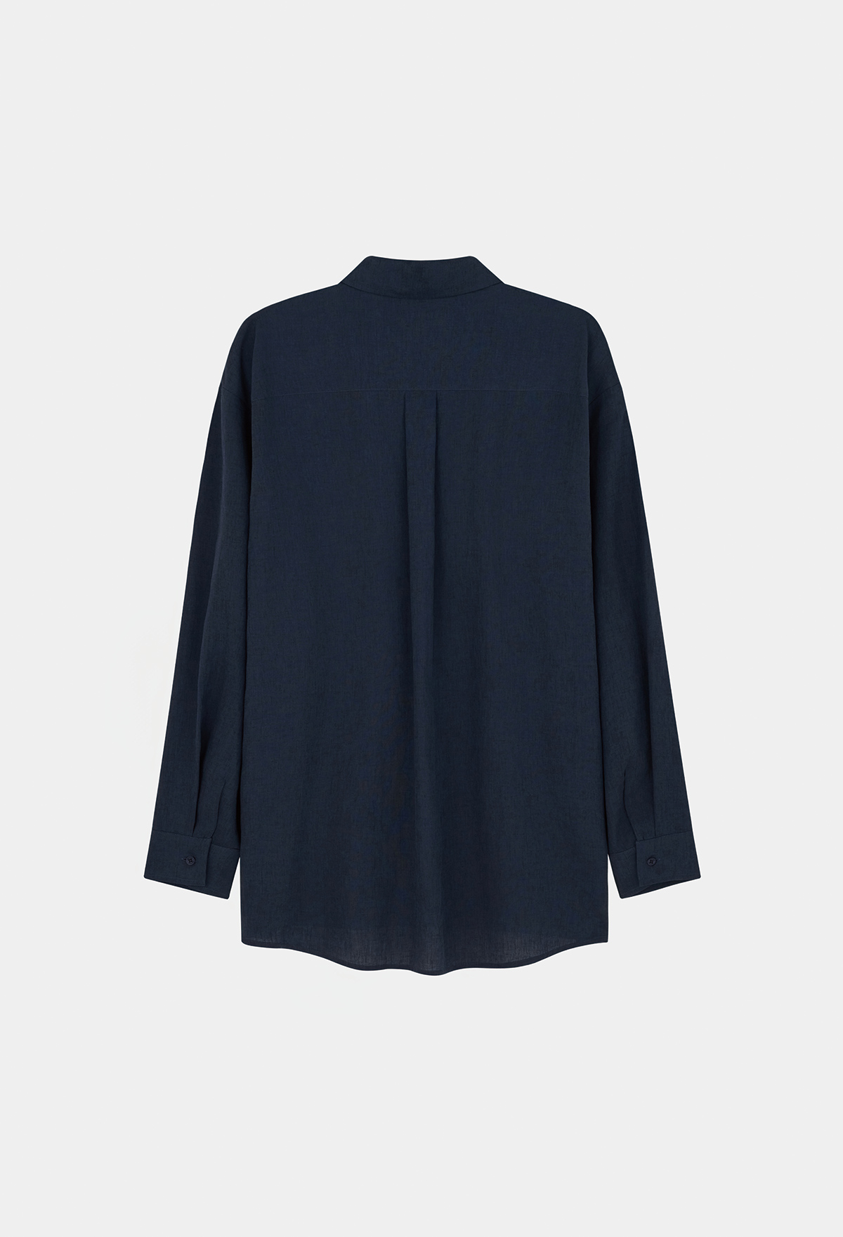 Linen-blended shirt